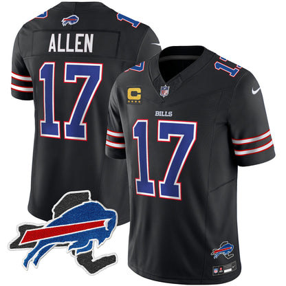 Men's Bills New York Patch Vapor Limited Jersey - All Stitched