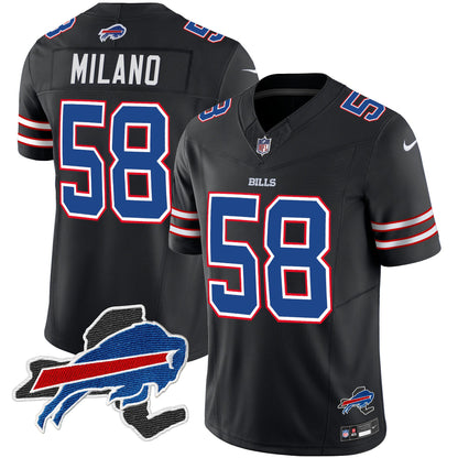 Men's Bills New York Patch Vapor Limited Jersey - All Stitched