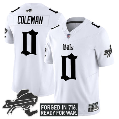 Men's Buffalo Bills 'Gothic Cold Front Edition' Vapor Limited Jersey - All Stitched