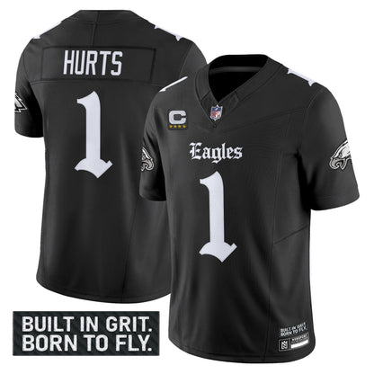 Men's Philadelphia Eagles 'Gothic Philly Edition' Vapor Limited Jersey V2 - All Stitched