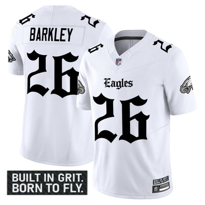 Men's Philadelphia Eagles 'Gothic Philly Edition' Vapor Limited Jersey V2 - All Stitched