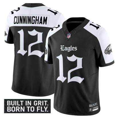 Men's Philadelphia Eagles 'Gothic Philly Edition' Vapor Limited Jersey V2 - All Stitched