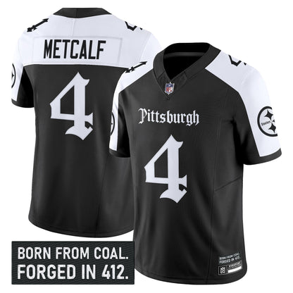 Men's Pittsburgh Steelers 'Gothic Steel City Edition' Vapor Limited Jersey - All Stitched