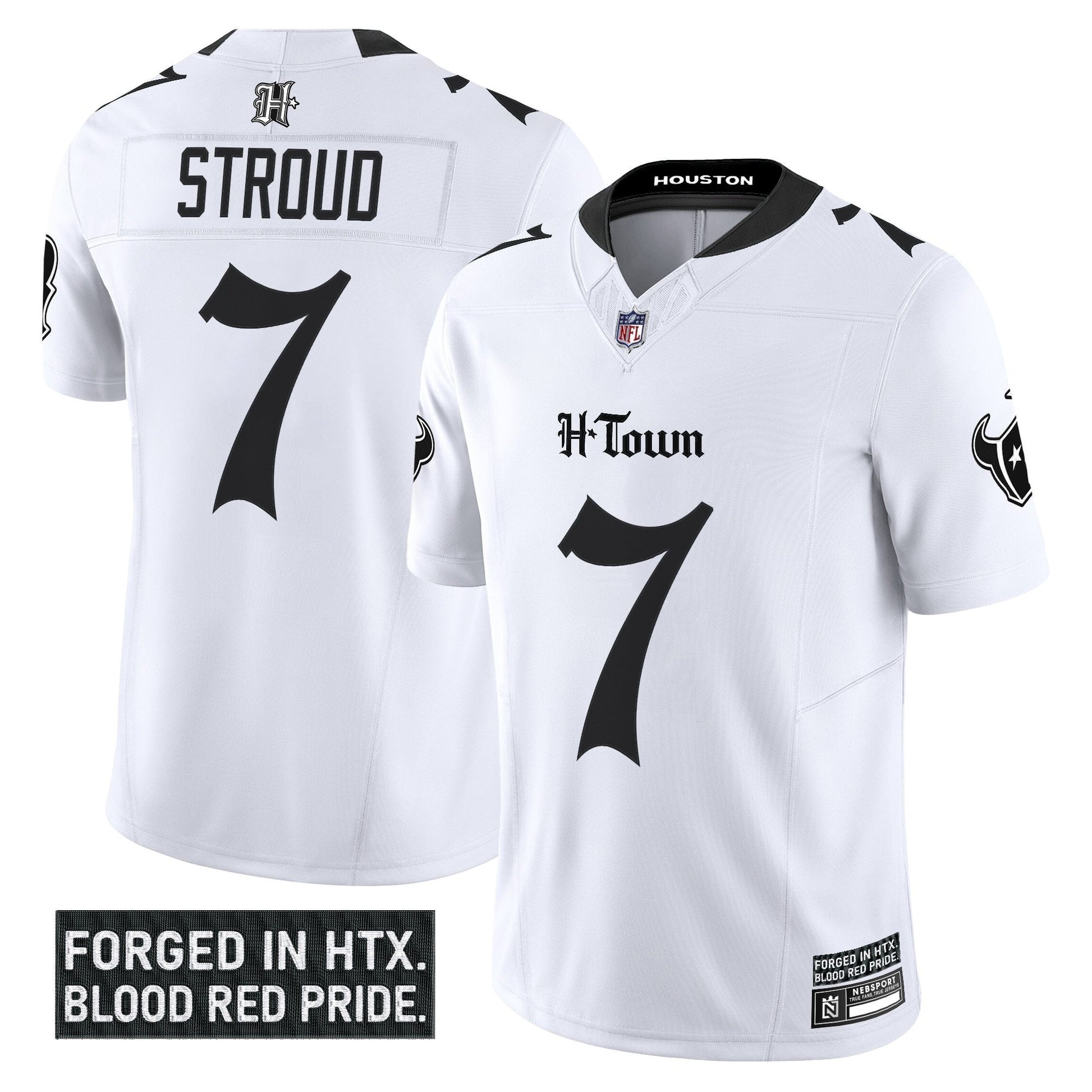 Men's Houston Texans 'Gothic Lone Star Shadows Edition' Vapor Limited Jersey - All Stitched