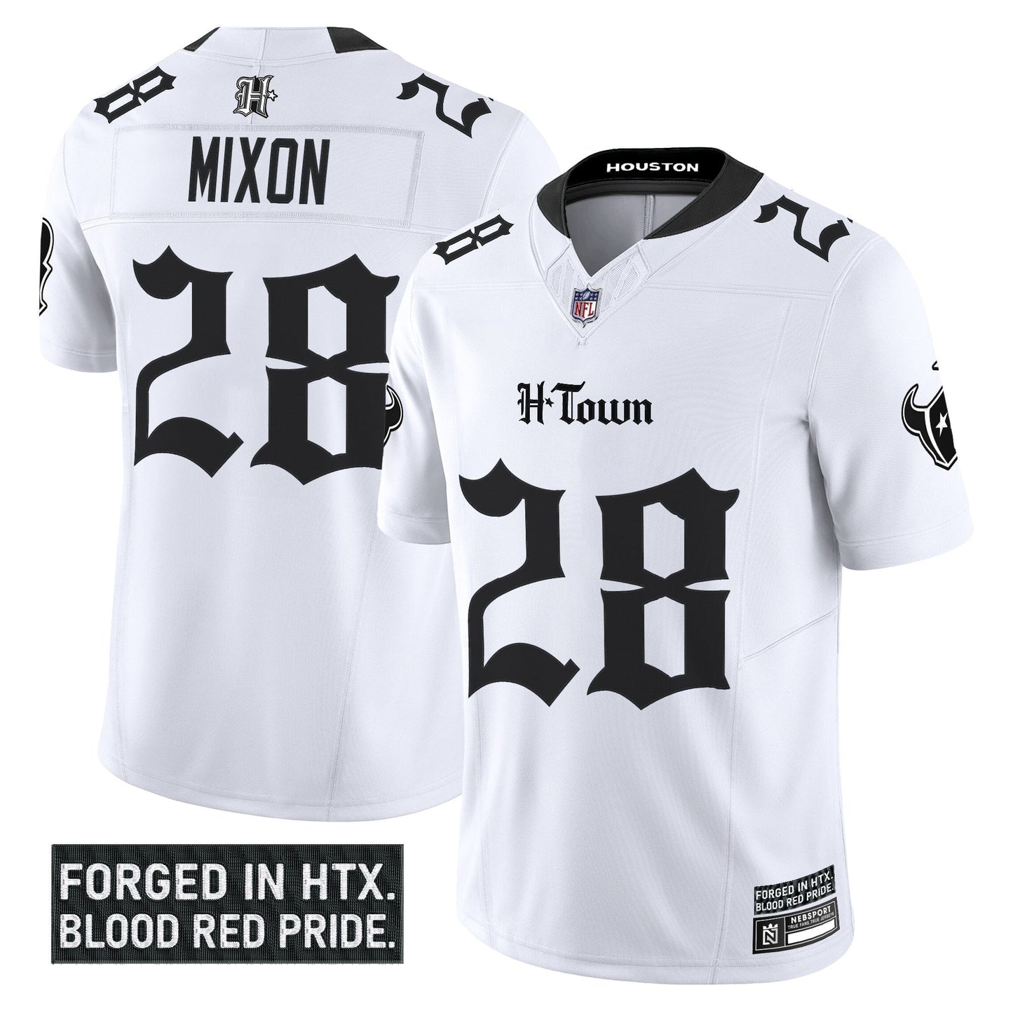 Men's Houston Texans 'Gothic Lone Star Shadows Edition' Vapor Limited Jersey - All Stitched