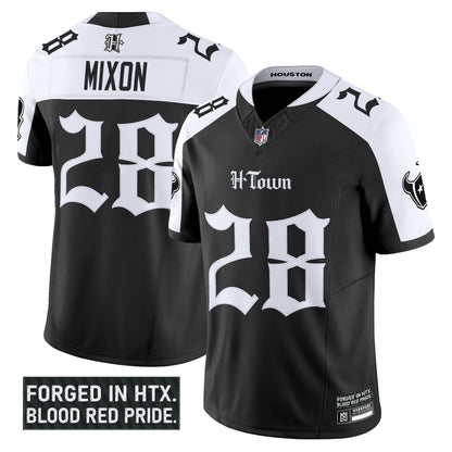 Men's Houston Texans 'Gothic Lone Star Shadows Edition' Vapor Limited Jersey - All Stitched