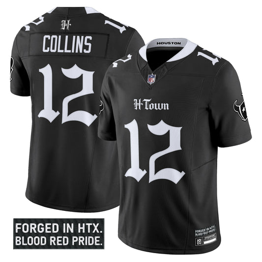 Men's Houston Texans 'Gothic Lone Star Shadows Edition' Vapor Limited Jersey - All Stitched