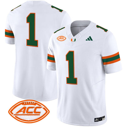 Miami Hurricanes 2025 Vapor Limited Jersey - All Stitched