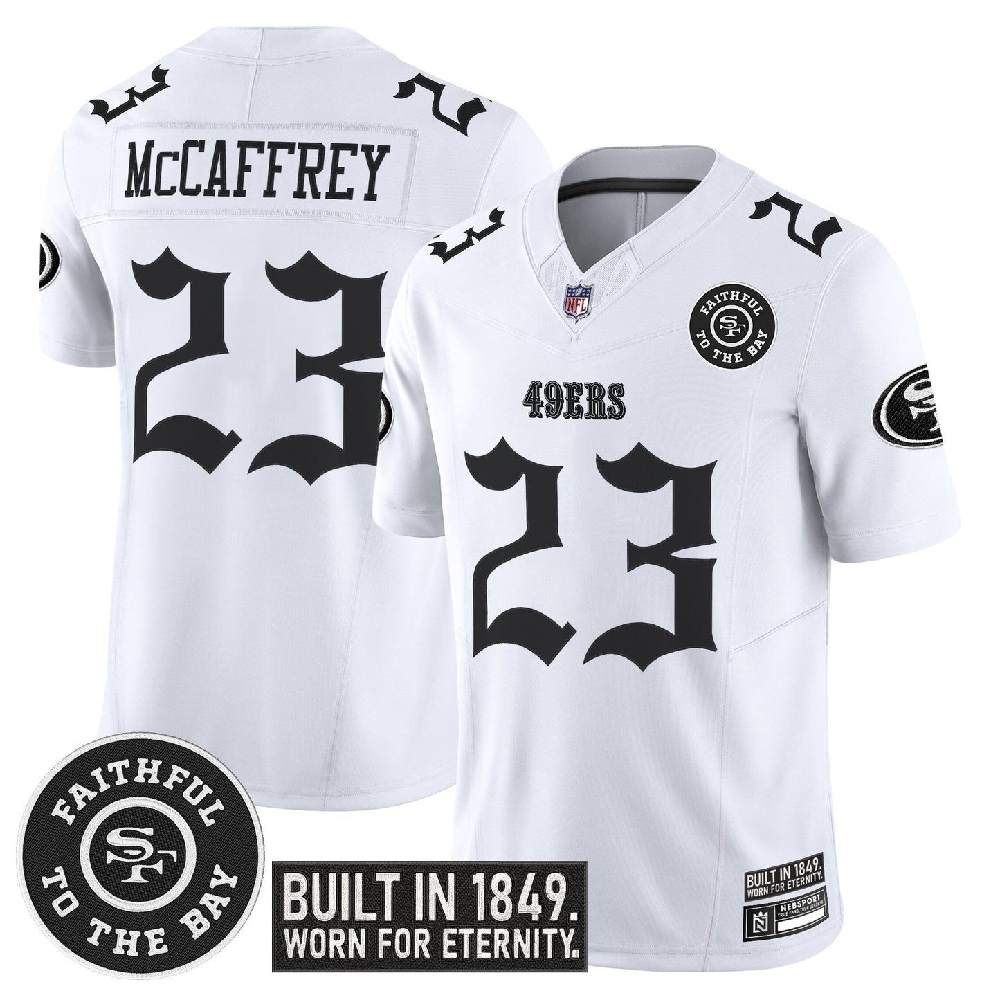 Men's San Francisco 49ers 'Fog City Gothic Edition' Vapor Limited Jersey - All Stitched