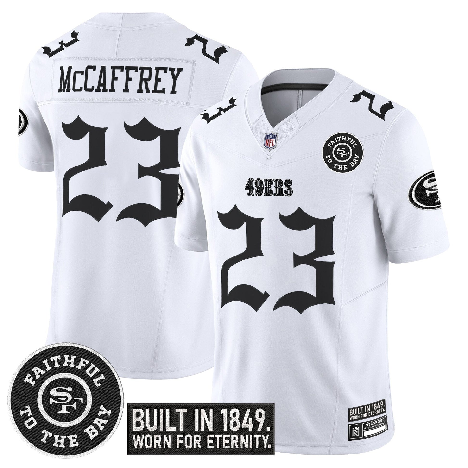 Men's San Francisco 49ers 'Fog City Gothic Edition' Vapor Limited Jersey - All Stitched