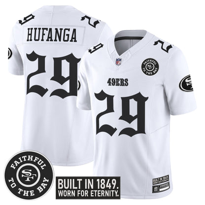 Men's San Francisco 49ers 'Fog City Gothic Edition' Vapor Limited Jersey - All Stitched