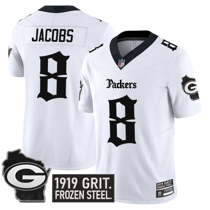 Men's Green Bay Packers 'Gothic Frozen Tundra Edition' Vapor Limited Jersey - All Stitched