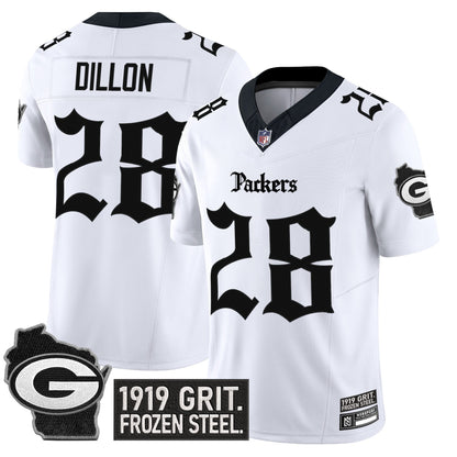 Men's Green Bay Packers 'Gothic Frozen Tundra Edition' Vapor Limited Jersey - All Stitched