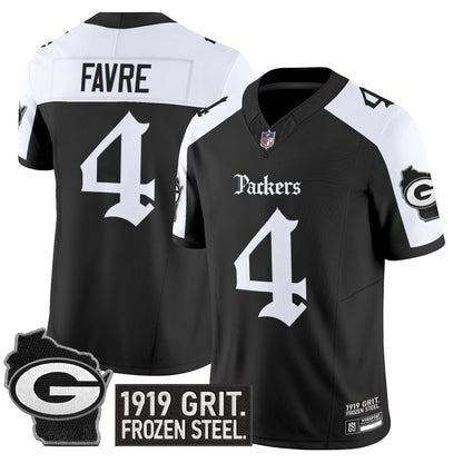 Men's Green Bay Packers 'Gothic Frozen Tundra Edition' Vapor Limited Jersey - All Stitched