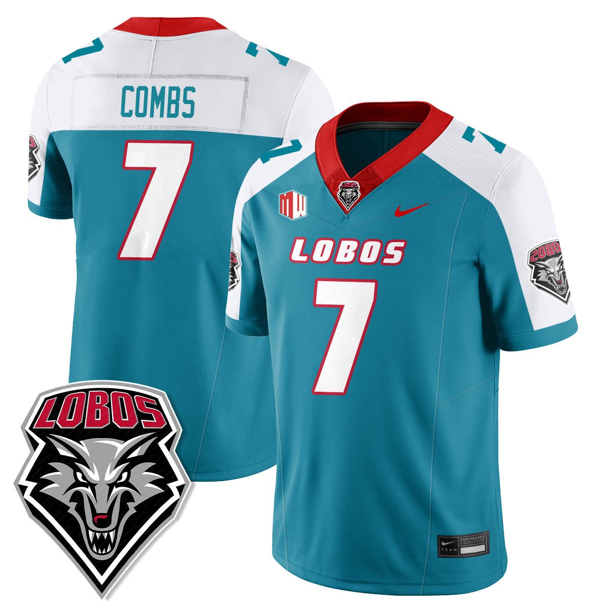 UNM Lobo Football 2025 Jersey - All Stitched
