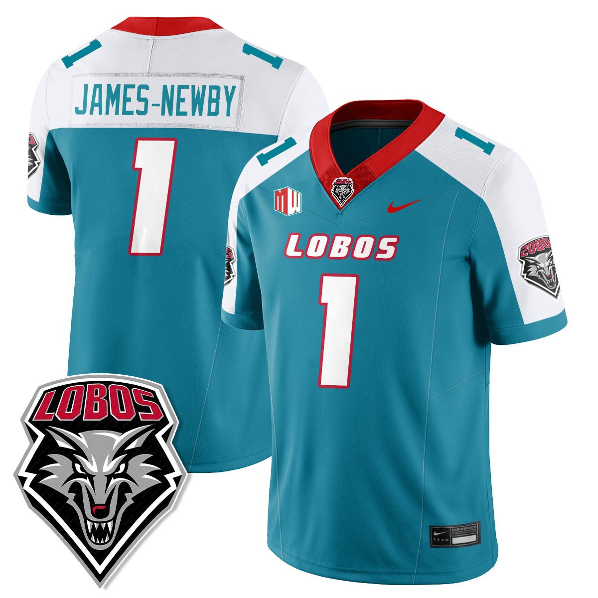 UNM Lobo Football 2025 Jersey - All Stitched