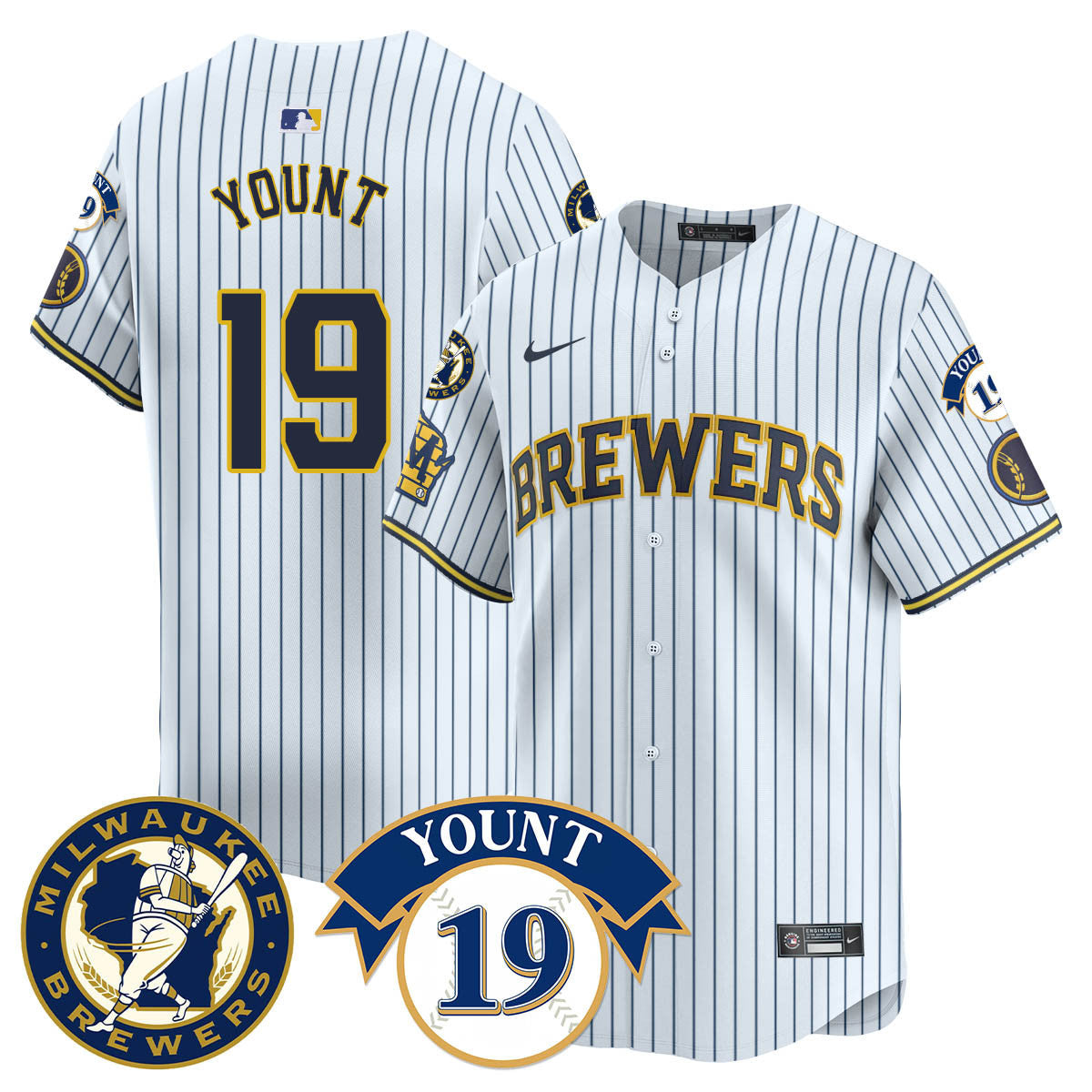 Milwaukee Brewers 2025 Limited Jersey - Robin Yount Patch - All Stitched