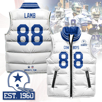 Dallas Cowboys Unisex Puffer VestPlayer