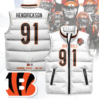 Cincinnati Bengals Unisex Puffer Vest