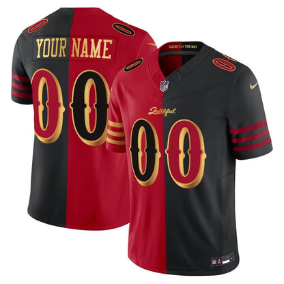 Custom San Francisco 49ers 2025 “Rivalries” Vapor Limited Jersey V2 - All Stitched