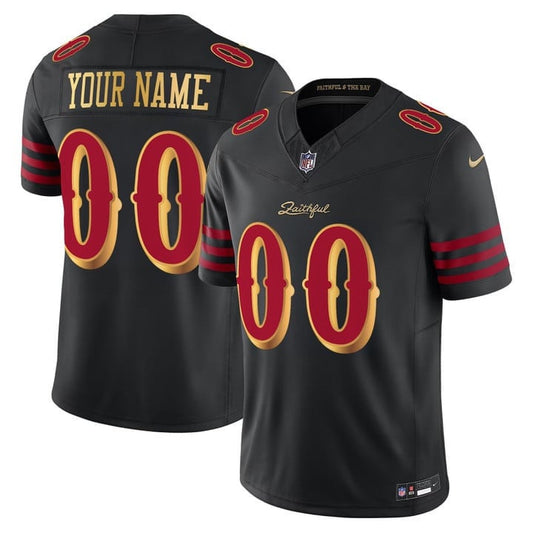 Custom San Francisco 49ers 2025 “Rivalries” Vapor Limited Jersey V2 - All Stitched