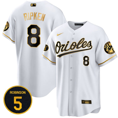 Baltimore Orioles Robinson Patch Cool Base Jersey – All Stitched