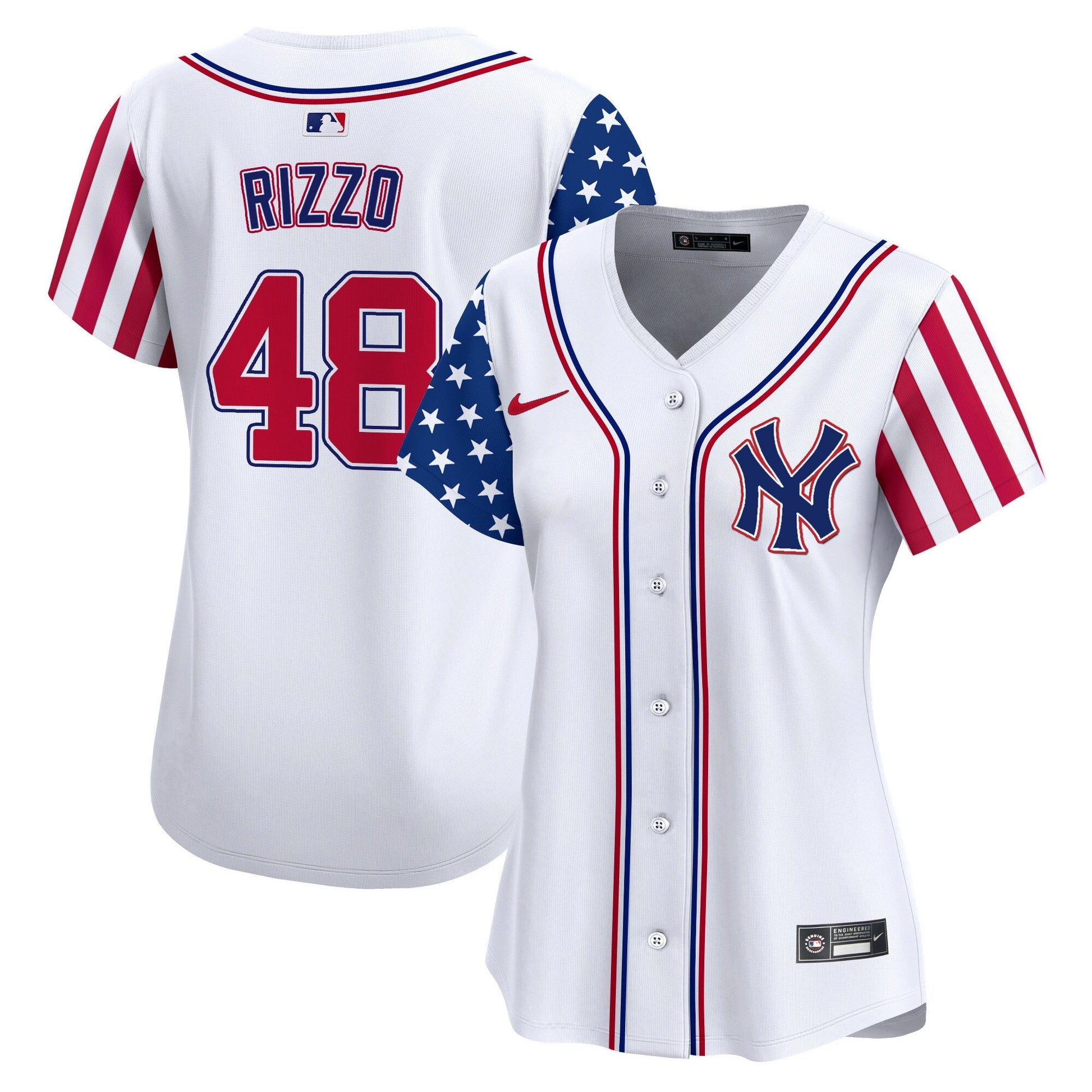 Women's New York Yankees 2024 Independence Day Vapor Premier Limited Jersey - All Stitched