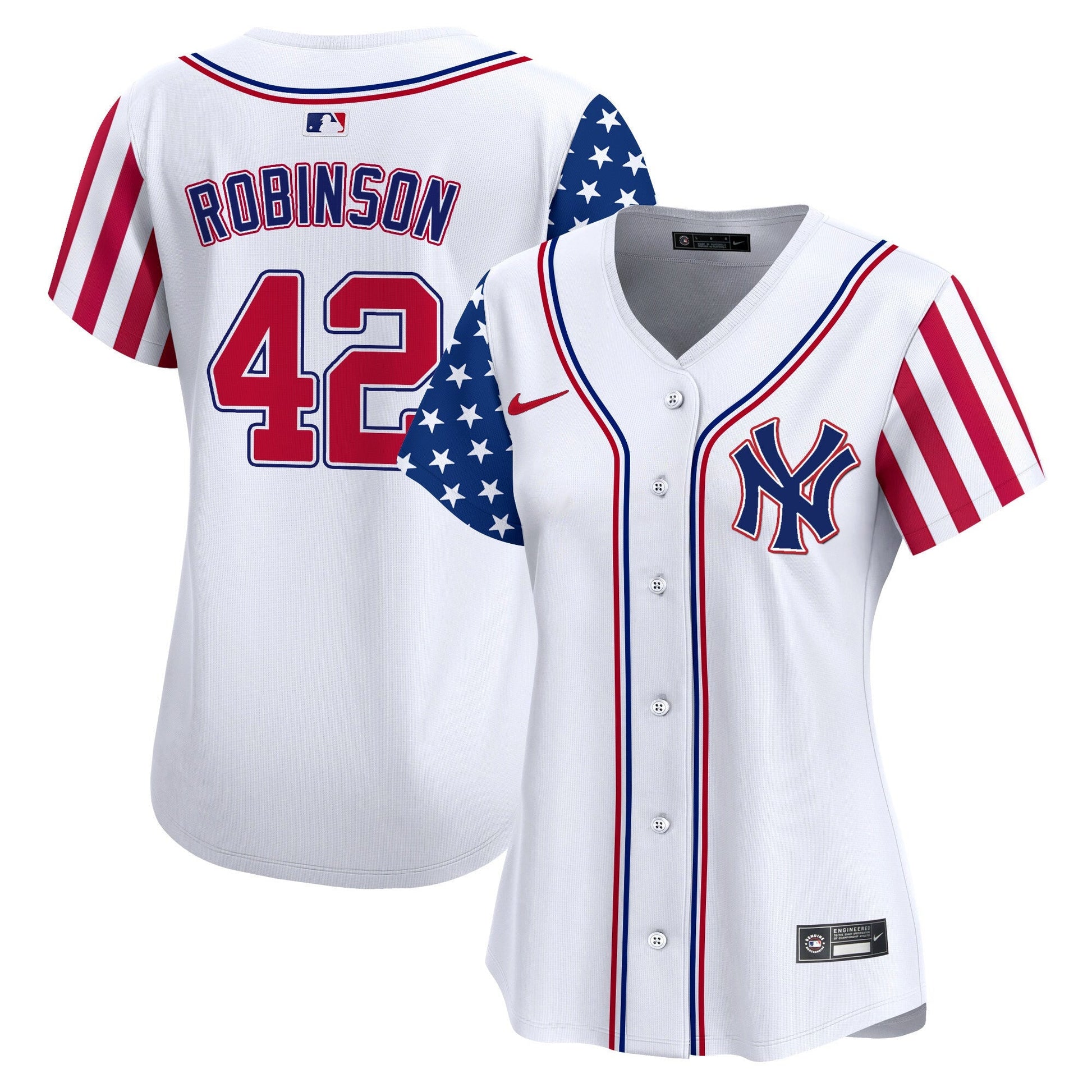 Women's New York Yankees 2024 Independence Day Vapor Premier Limited Jersey - All Stitched