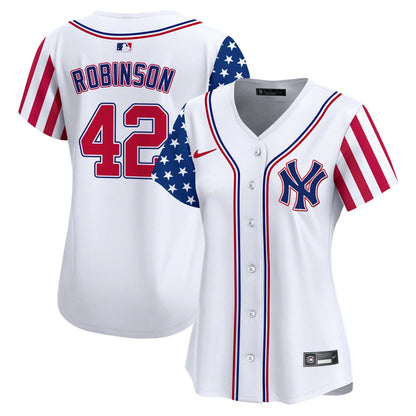 Women's New York Yankees 2024 Independence Day Vapor Premier Limited Jersey - All Stitched