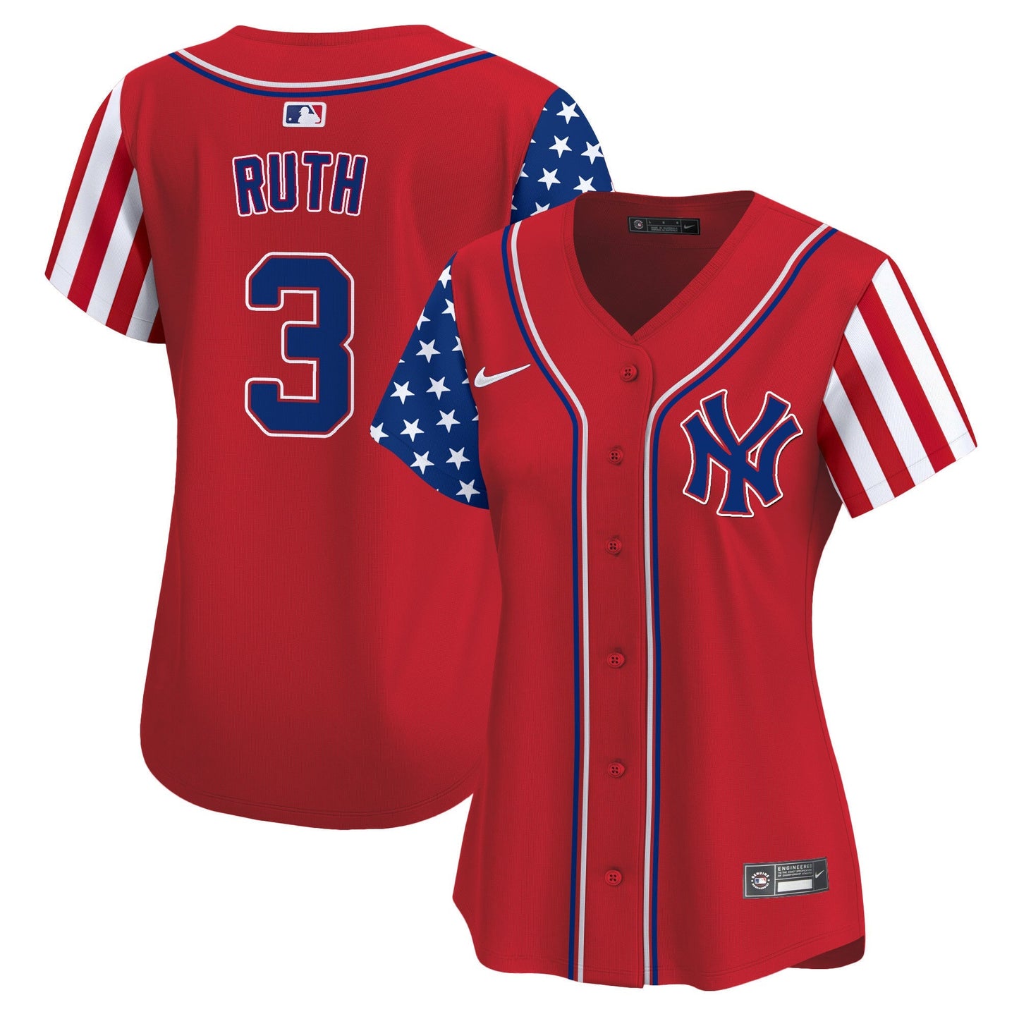 Women's New York Yankees 2024 Independence Day Vapor Premier Limited Jersey - All Stitched