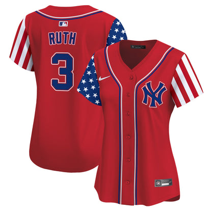 Women's New York Yankees 2024 Independence Day Vapor Premier Limited Jersey - All Stitched