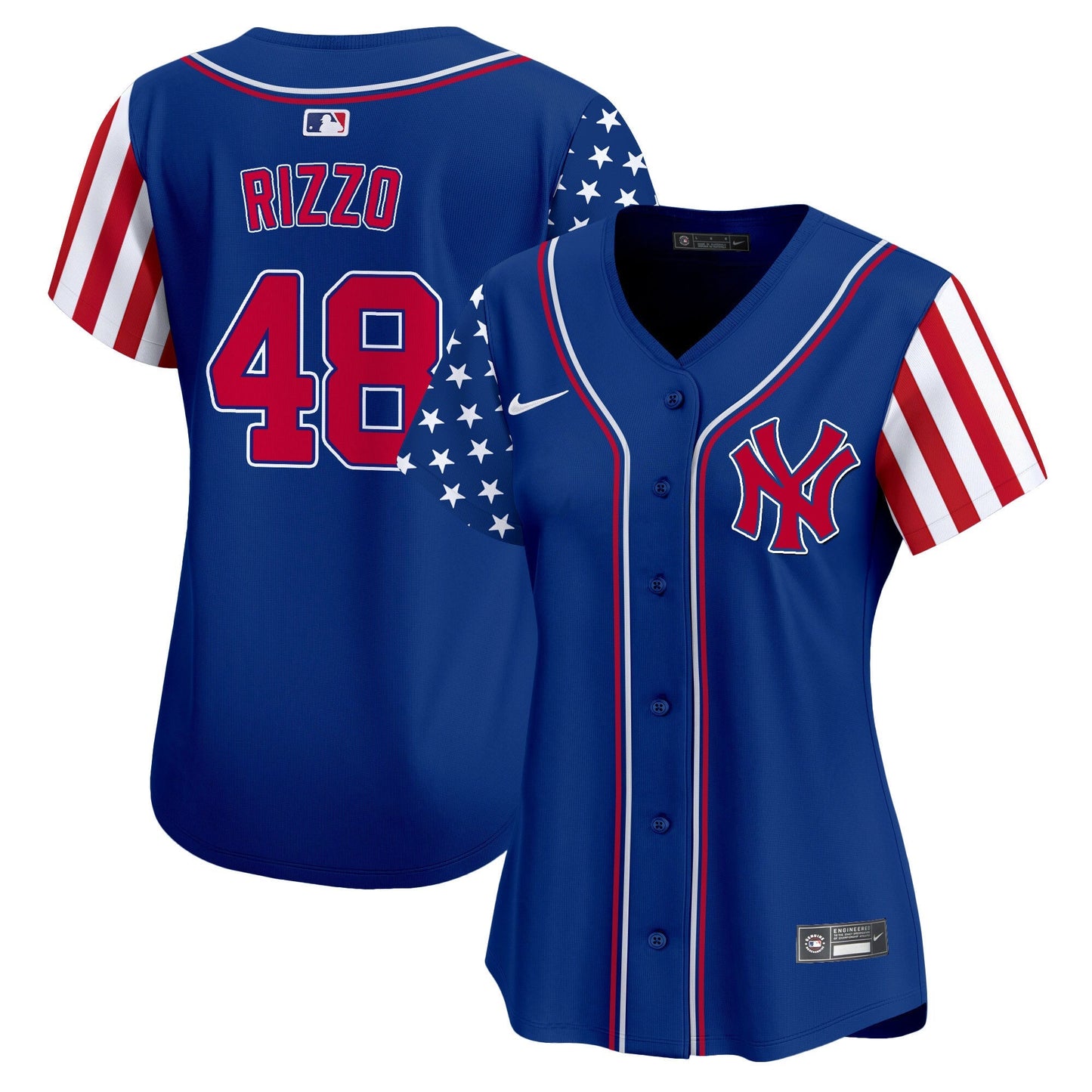 Women's New York Yankees 2024 Independence Day Vapor Premier Limited Jersey - All Stitched