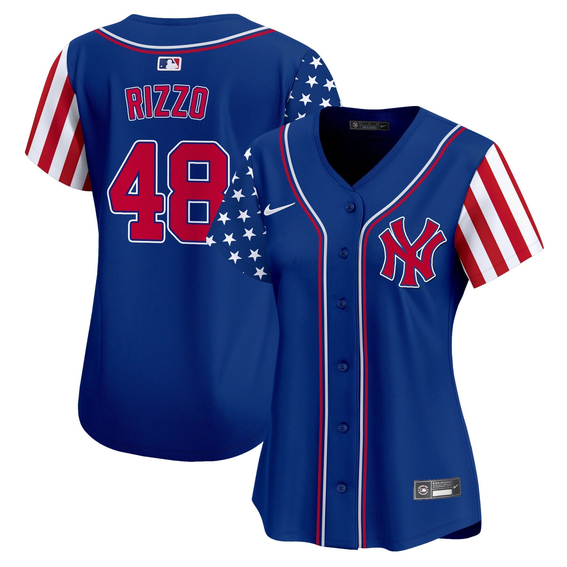 Women's New York Yankees 2024 Independence Day Vapor Premier Limited Jersey - All Stitched