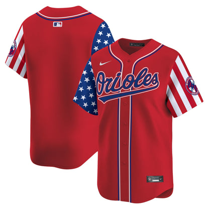 Men's Baltimore Orioles 2025 Independence Day Vapor Premier Limited Jersey - All Stitched