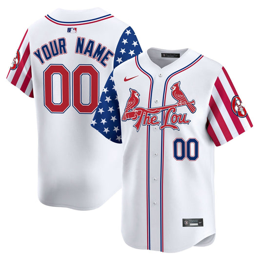 St. Louis Cardinals 2025 Memorial Day Vapor Premier Limited Custom Jersey - All Stitched