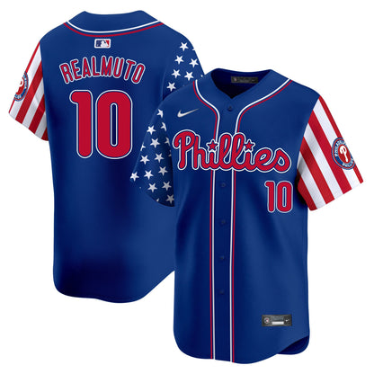 Men's Phillies 2025 Independence Day Vapor Premier Limited Jersey - All Stitched