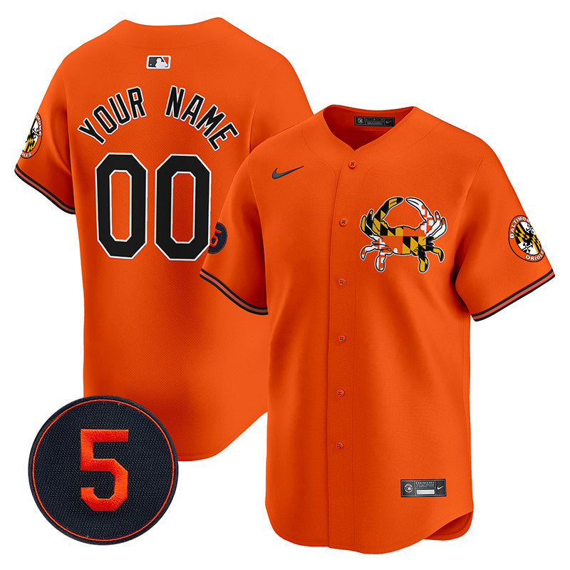 Orioles Robinson Patch Vapor Premier Limited Custom Jersey V3 - All Stitched