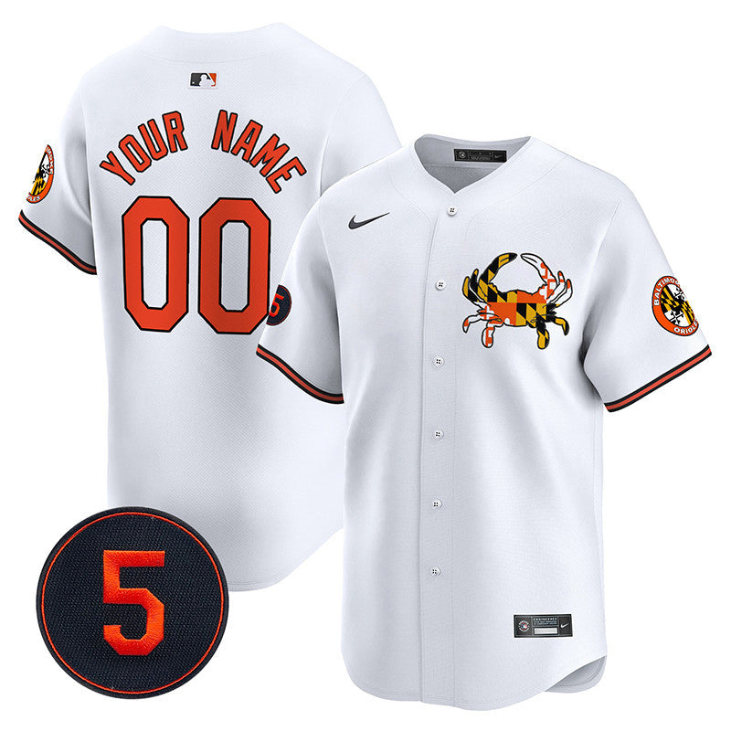 Orioles Robinson Patch Vapor Premier Limited Custom Jersey V3 - All Stitched