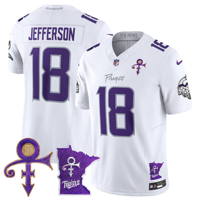 Minnesota Vikings 2024 Prince Vapor Limited Jersey V2 - All Stitched