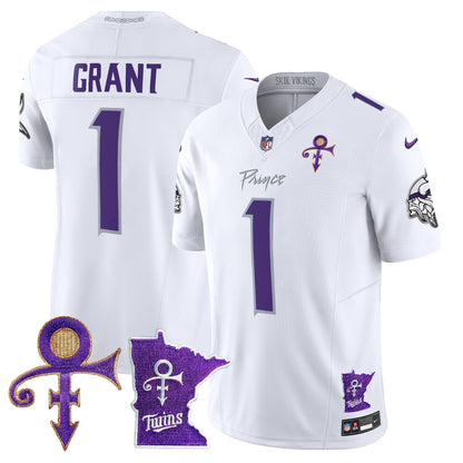Minnesota Vikings 2024 Prince Vapor Limited Jersey V2 - All Stitched