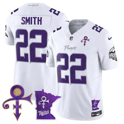 Minnesota Vikings 2024 Prince Vapor Limited Jersey V2 - All Stitched