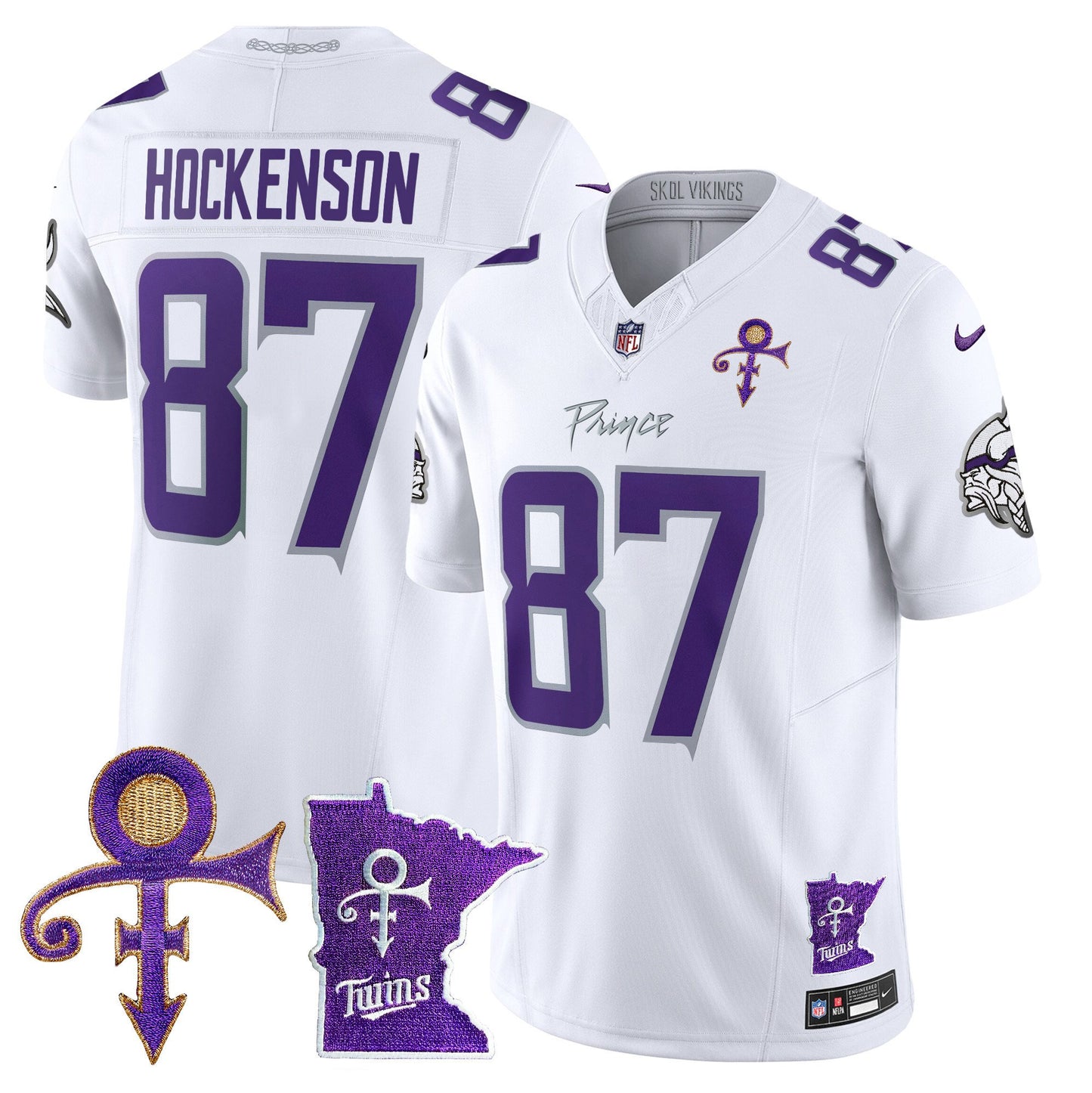 Minnesota Vikings 2024 Prince Vapor Limited Jersey V2 - All Stitched