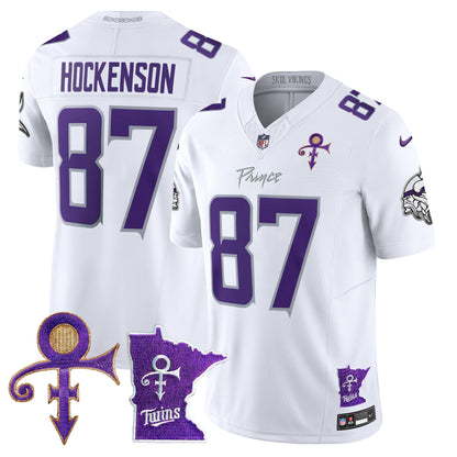Minnesota Vikings 2024 Prince Vapor Limited Jersey V2 - All Stitched