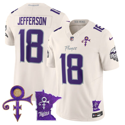 Minnesota Vikings 2024 Prince Vapor Limited Jersey V2 - All Stitched