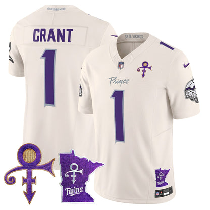 Minnesota Vikings 2024 Prince Vapor Limited Jersey V2 - All Stitched