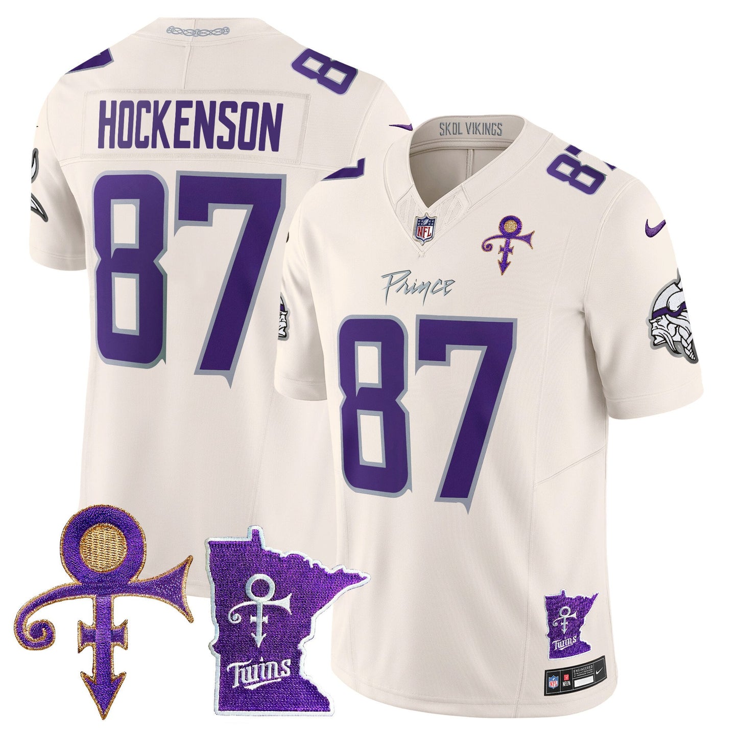 Minnesota Vikings 2024 Prince Vapor Limited Jersey V2 - All Stitched