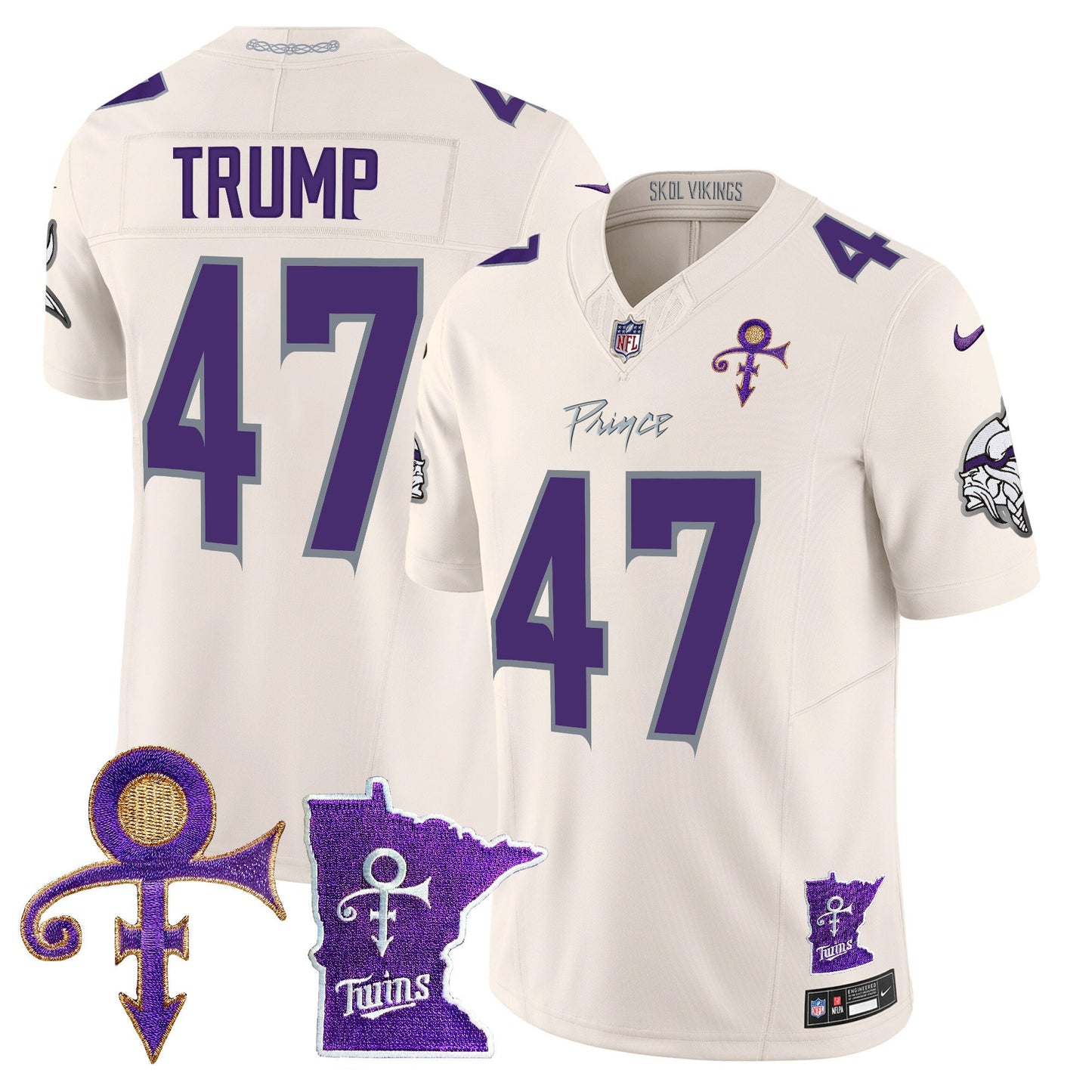 Minnesota Vikings 2024 Prince Vapor Limited Jersey V2 - All Stitched