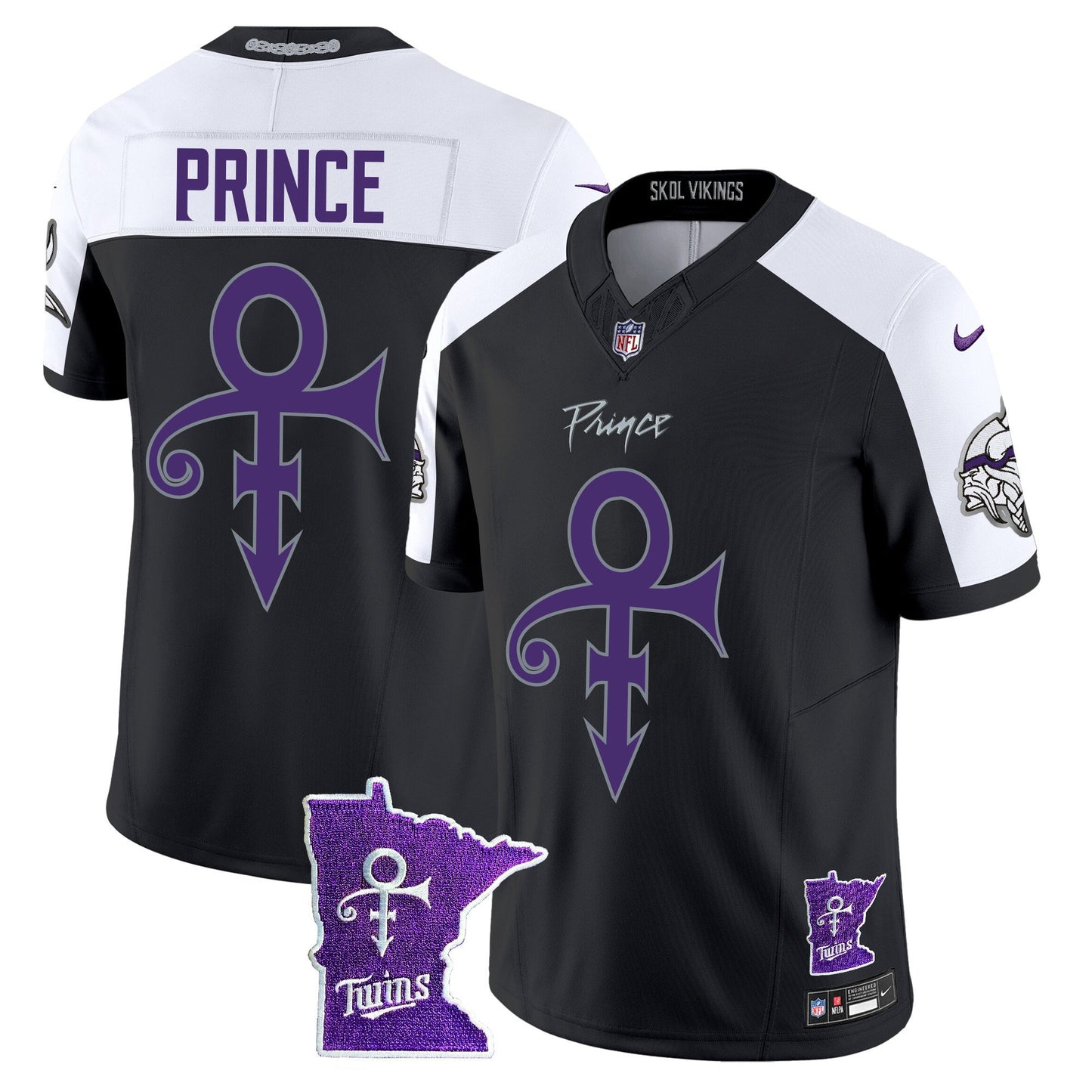 Minnesota Vikings 2024 Prince Vapor Limited Jersey V2 - All Stitched
