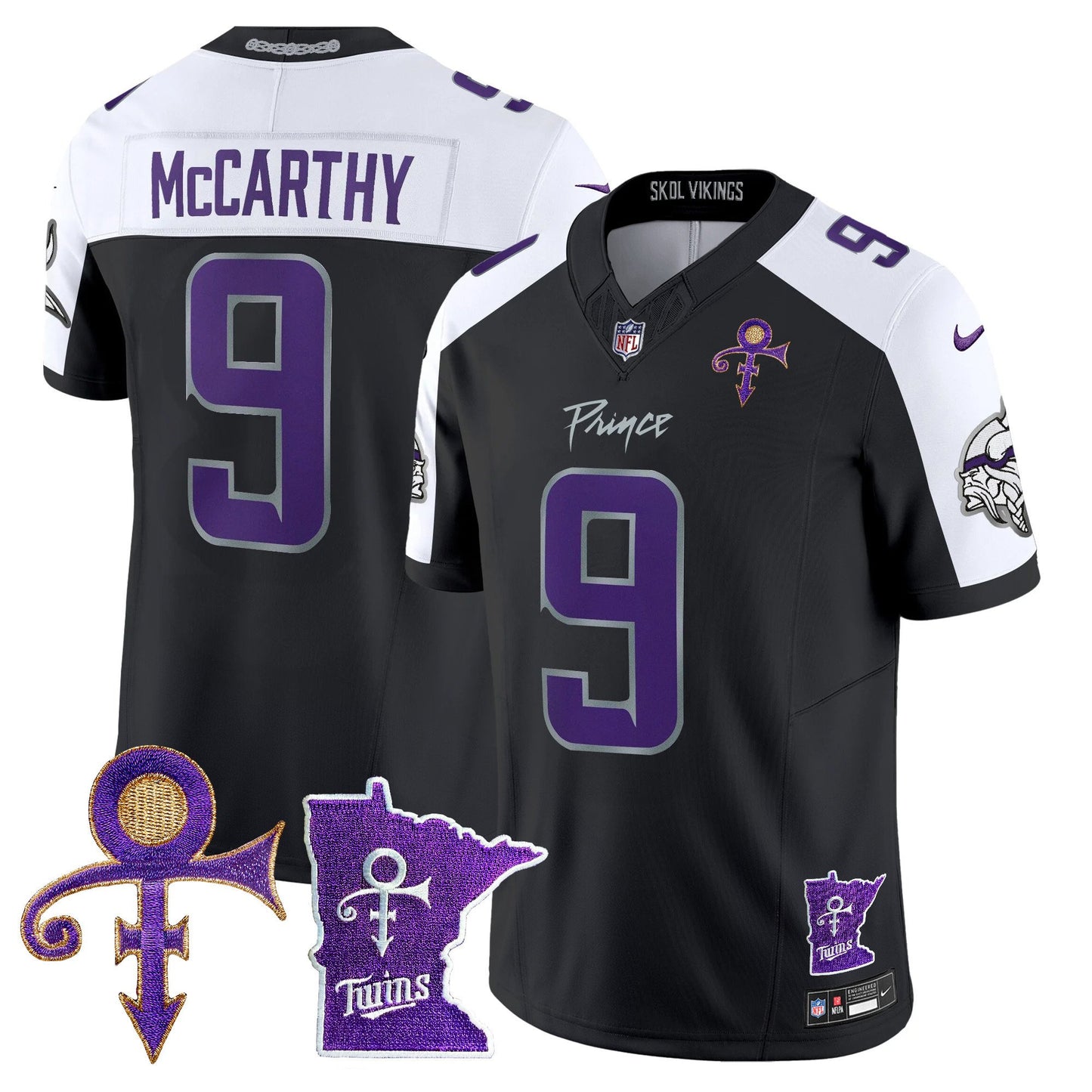 Minnesota Vikings 2024 Prince Vapor Limited Jersey V2 - All Stitched