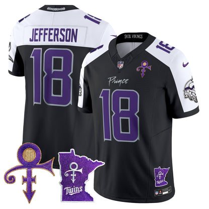 Minnesota Vikings 2024 Prince Vapor Limited Jersey V2 - All Stitched